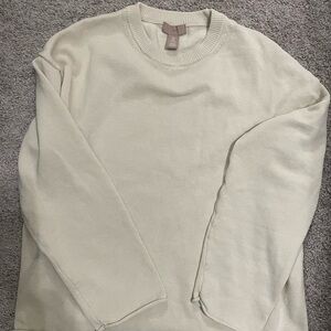 H&M Cream Fine Knit Sweater